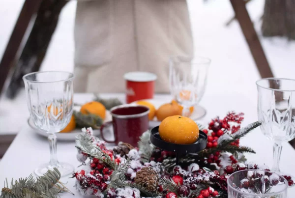 Der Tisch im Schnee